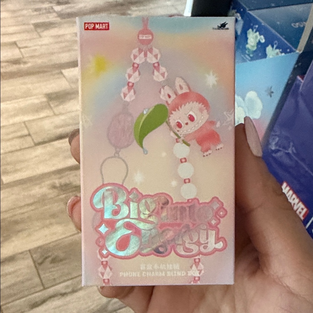 Pop Mart Pink Phone Charm